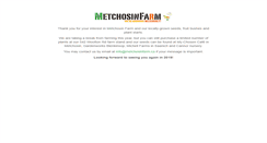 Desktop Screenshot of metchosinfarm.ca